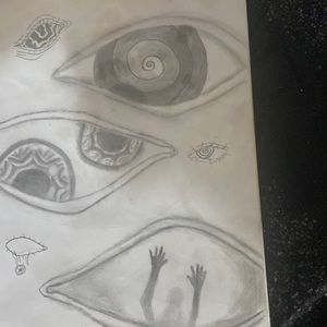 Eyes inspiring drawing
